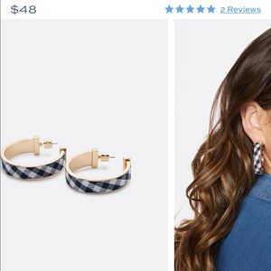 Draper James Large Gingham Hoops